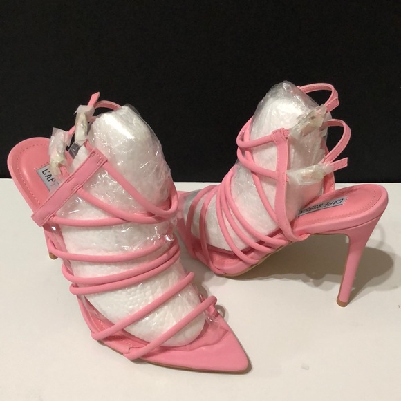 Cape Robbin Shoes - NIB! Cape Robbin pink strappy pointed toe stiletto